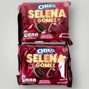 SELENA GOMEZ OREOS Chocolate Cinnamon Horchata Cookies 2x 10.68oz Limited New